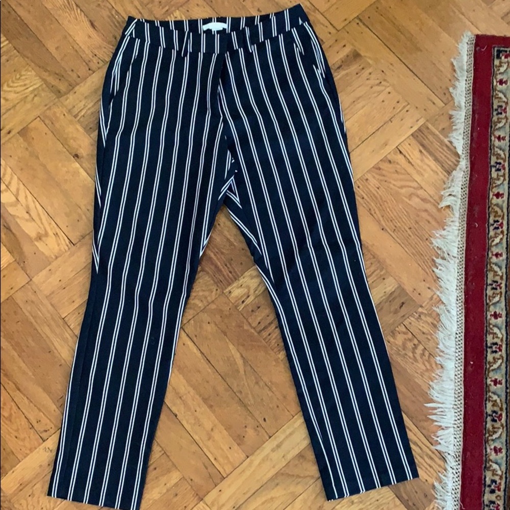 Striped dress pants